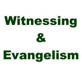 Witnessing & Evangelism (English
